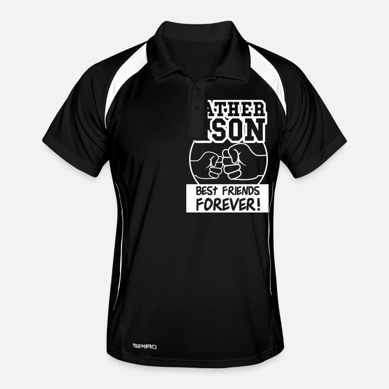 father and son Männer Polo atmungsaktiv