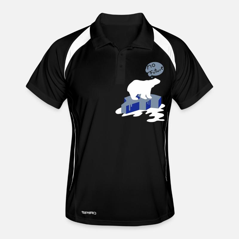 no_future Männer Polo atmungsaktiv