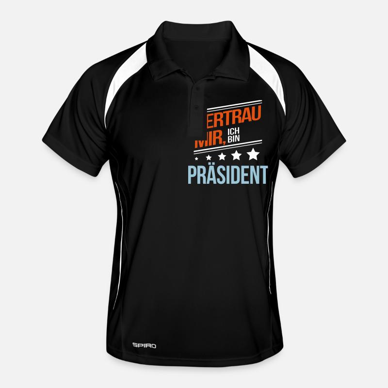 Präsident Beruf Geschenk Männer Polo atmungsaktiv