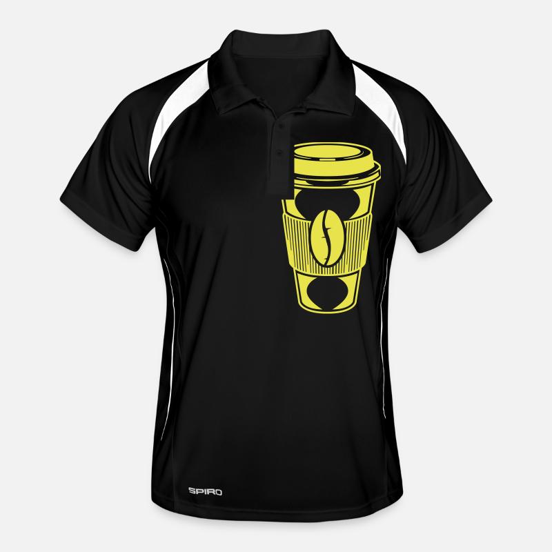 Coffee Männer Polo atmungsaktiv