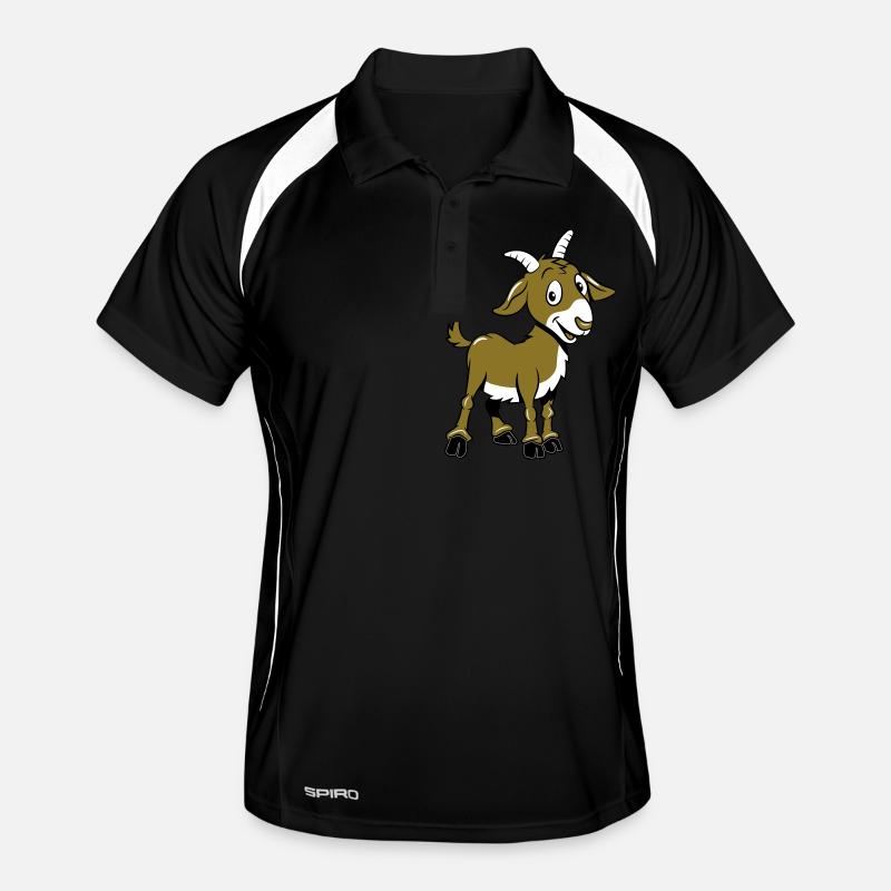 Goat complain smile Men's Polo breathable