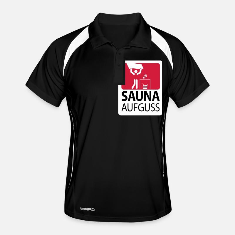 SaunaAufguss Männer Polo atmungsaktiv