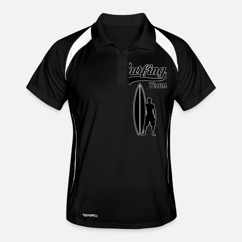 surfing team Polo respirant Homme