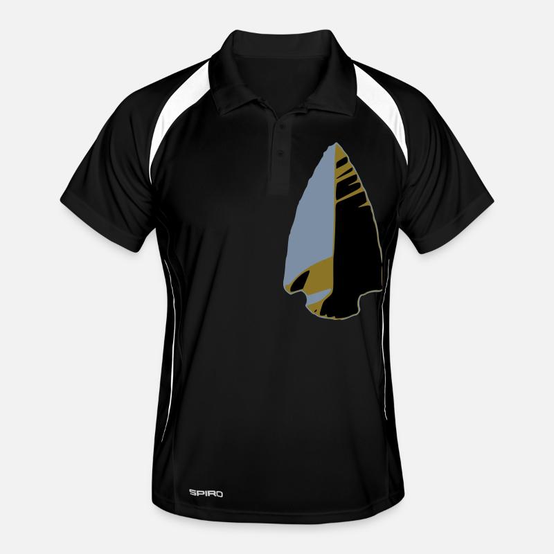 flint arrowhead indian Polo respirant Homme