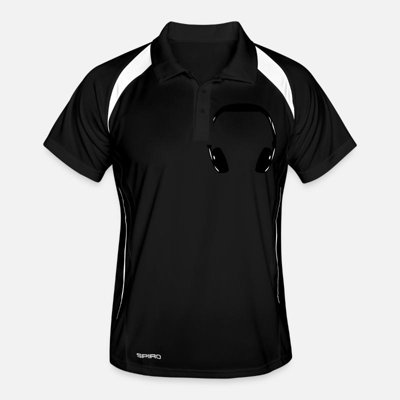 headphone Men's Polo breathable