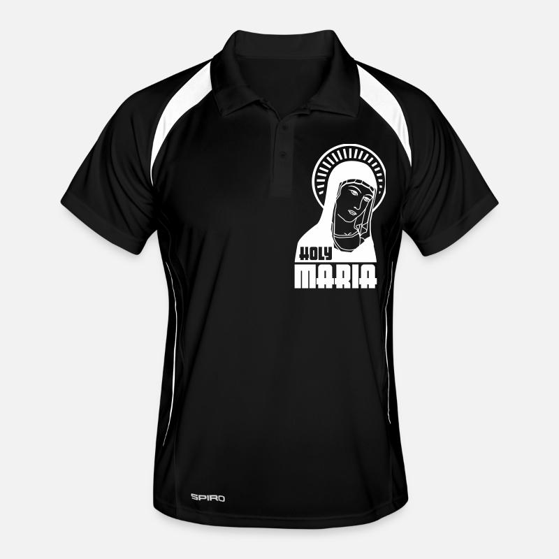 Holy Mary Men's Polo breathable