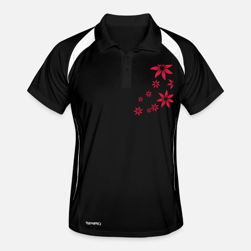Fleurs, déco, fleur Polo respirant Homme