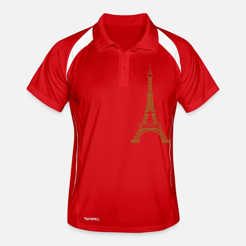 Eiffel Tower Men's Polo breathable