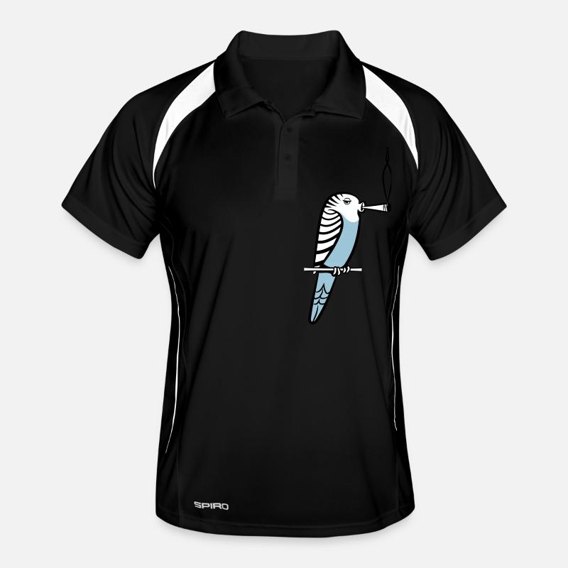 Wellensittich kiffen commune Polo respirant Homme