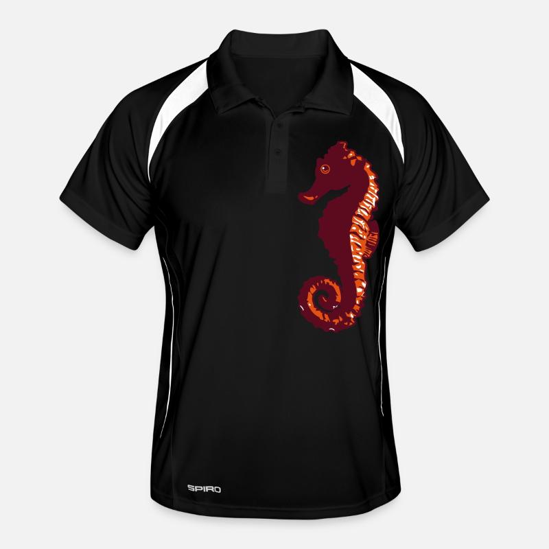 Conception de l'hippocampe Polo respirant Homme