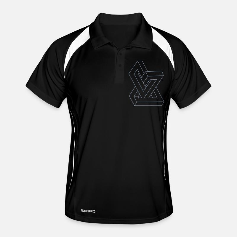 Illusion d'optique - figure impossible Polo respirant Homme