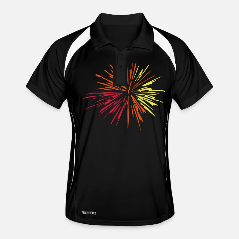 feu artifice Polo respirant Homme