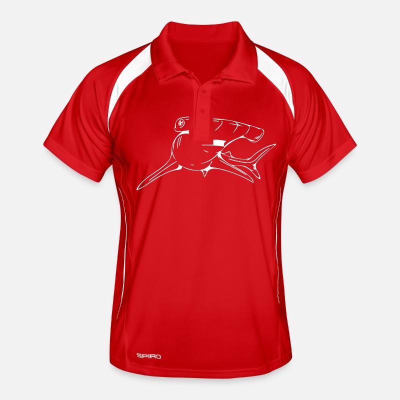 Requin-marteau dangereusement élégant Polo respirant Homme