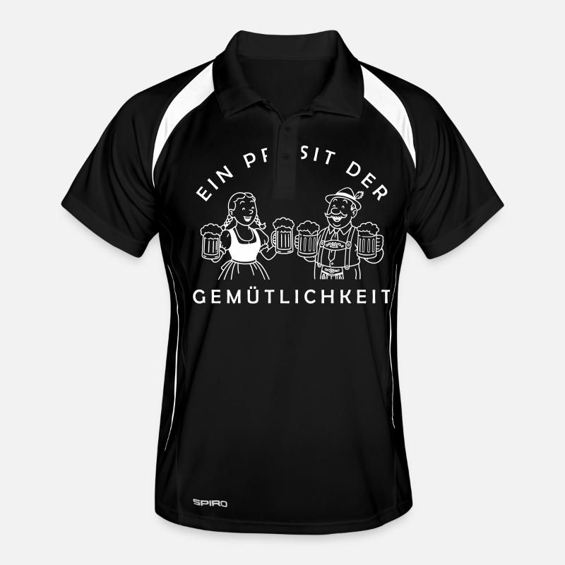 Herr Bier und Frau Bier - Prosit Der Gemütlichkeit Men's Polo breathable