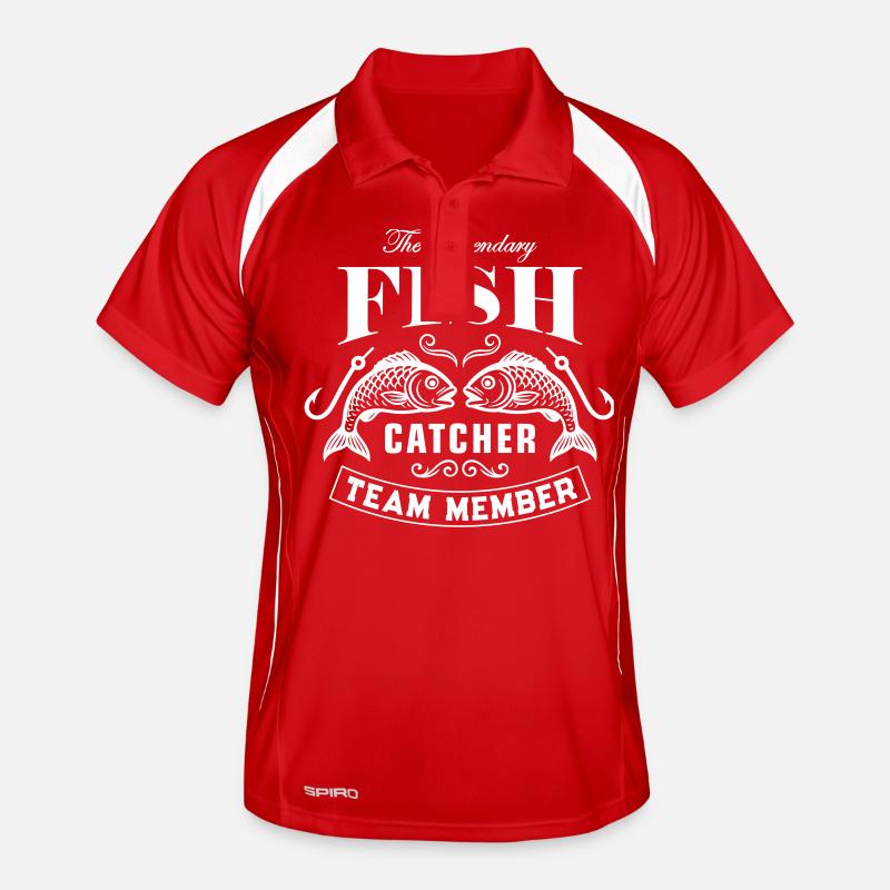 Pêche Pêche Pêche Équipe de pêche Polo respirant Homme