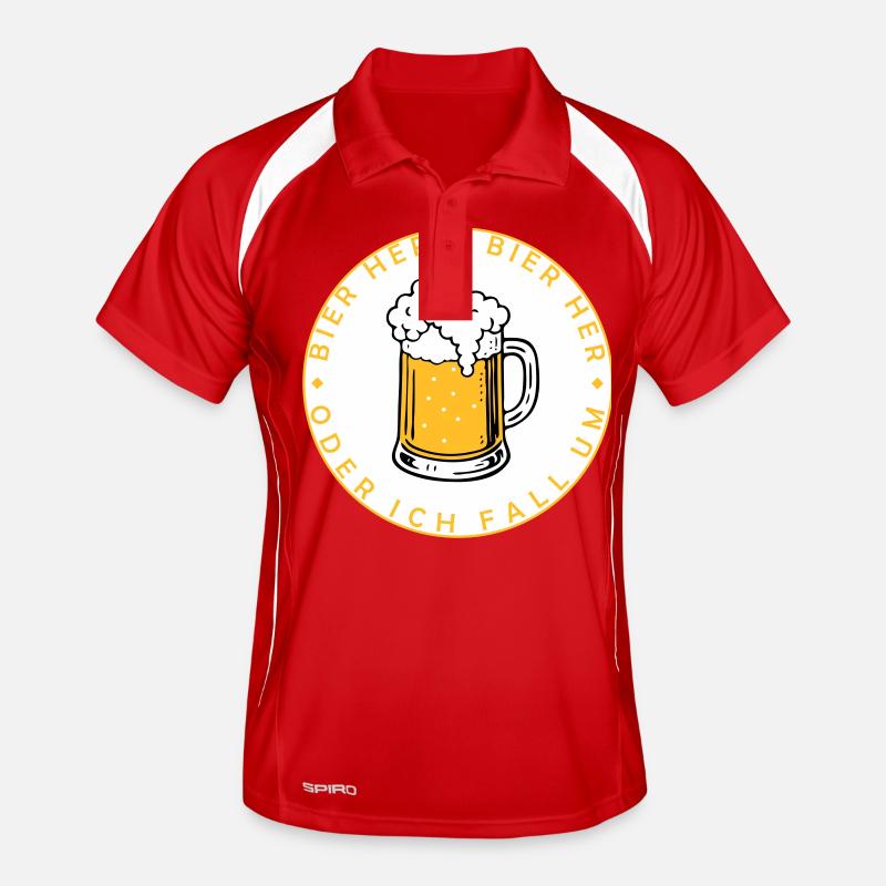 Les abeilles ici - Oder ich fall um ! Polo respirant Homme