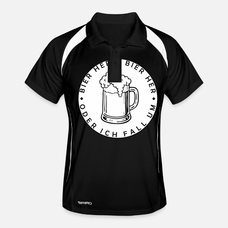 Les abeilles ici - Oder ich fall um ! Polo respirant Homme