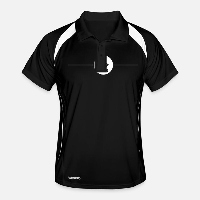 Grill Symbol Grilling - Men's Polo breathable - black/white