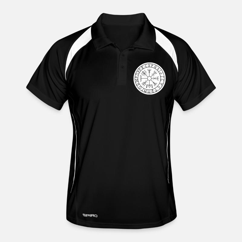 wikinger kompass Männer Polo atmungsaktiv