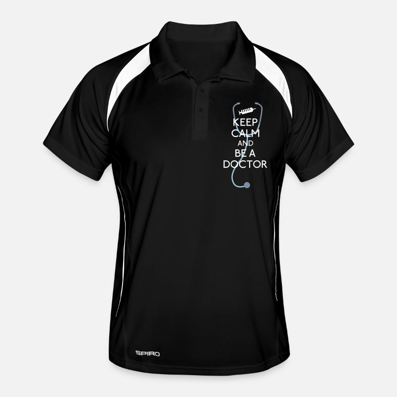 Keep Calm Doctor Polo respirant Homme