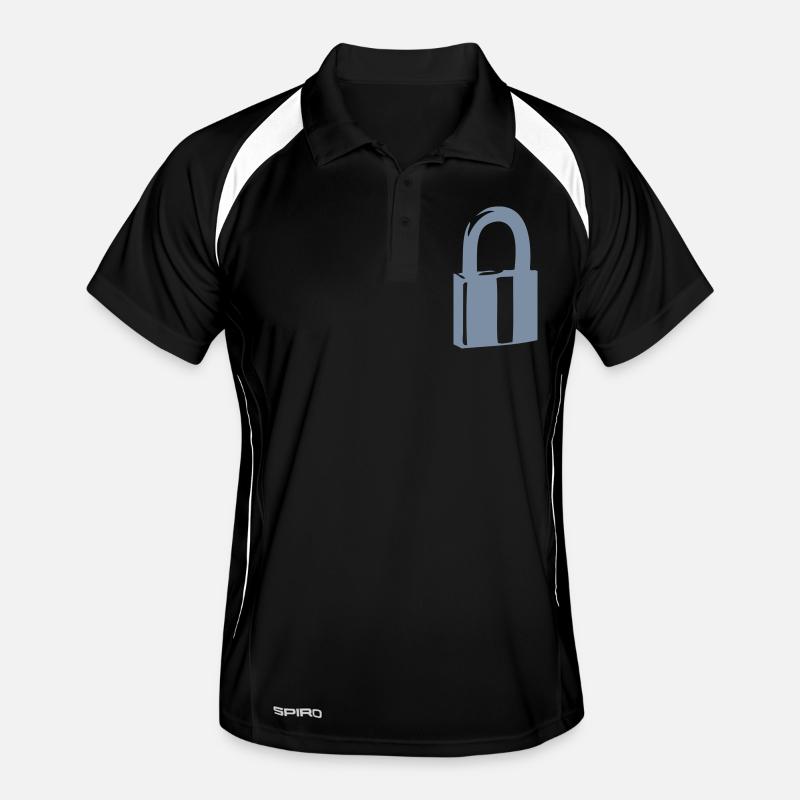 padlock security or locksmith Men's Polo breathable