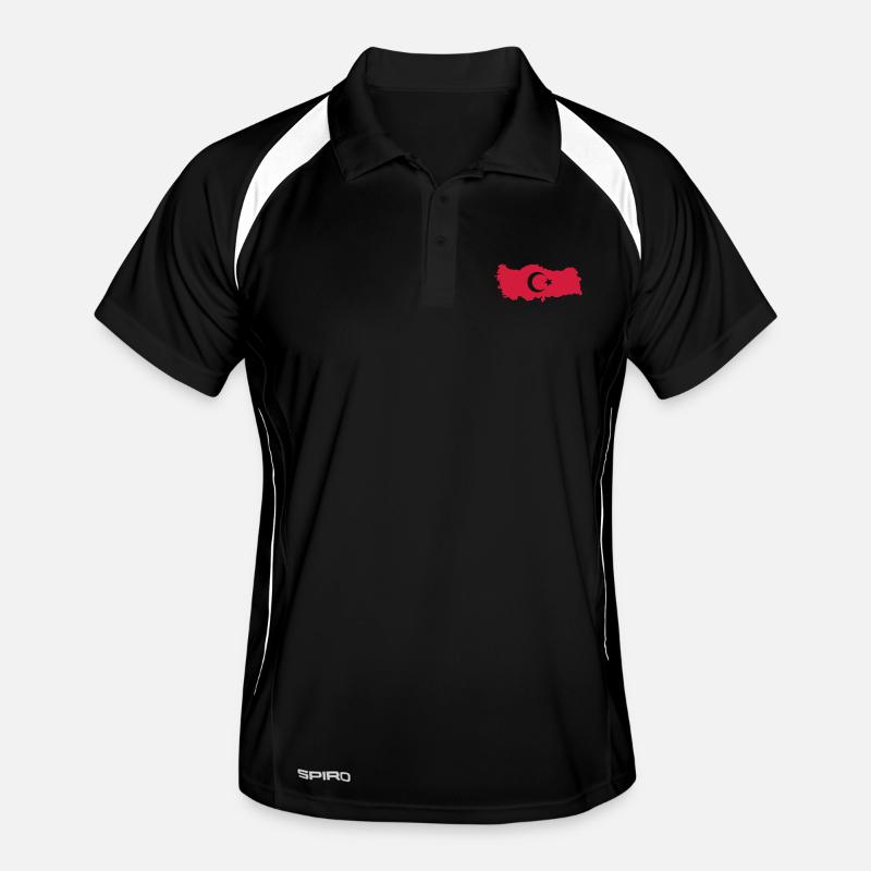 Conception de la dinde 001 Polo respirant Homme