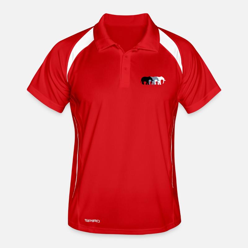 3 Elephants Männer Polo atmungsaktiv