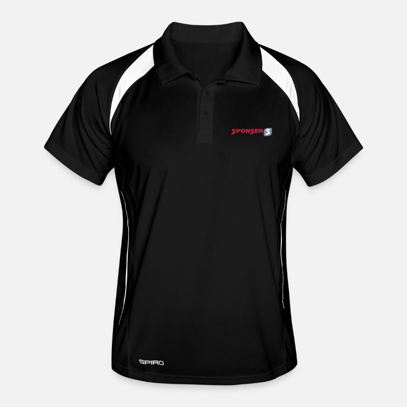 Sponser Logo klein Männer Polo atmungsaktiv