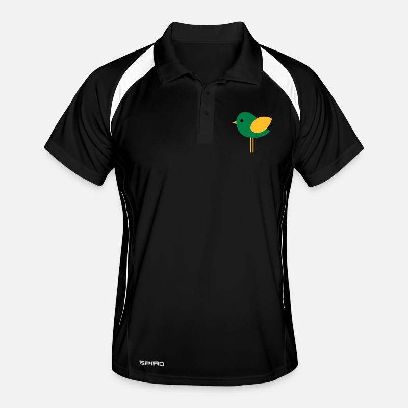 Vogel Männer Polo atmungsaktiv