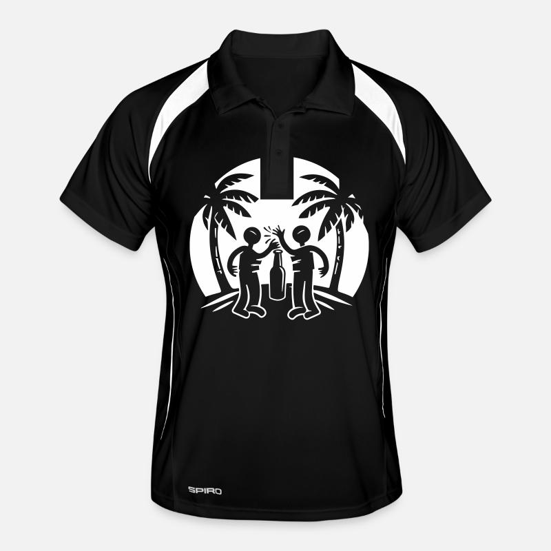 Island Beach Party Drinking Men's Polo breathable