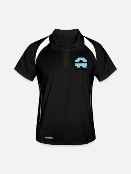 ag systems - Men's Polo breathable - black/white