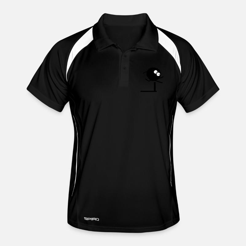 Athlete Competing In Hurdle Men's Polo breathable