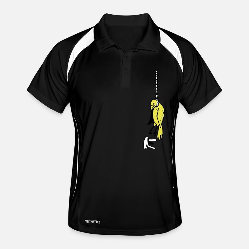 Oiseau mort Polo respirant Homme