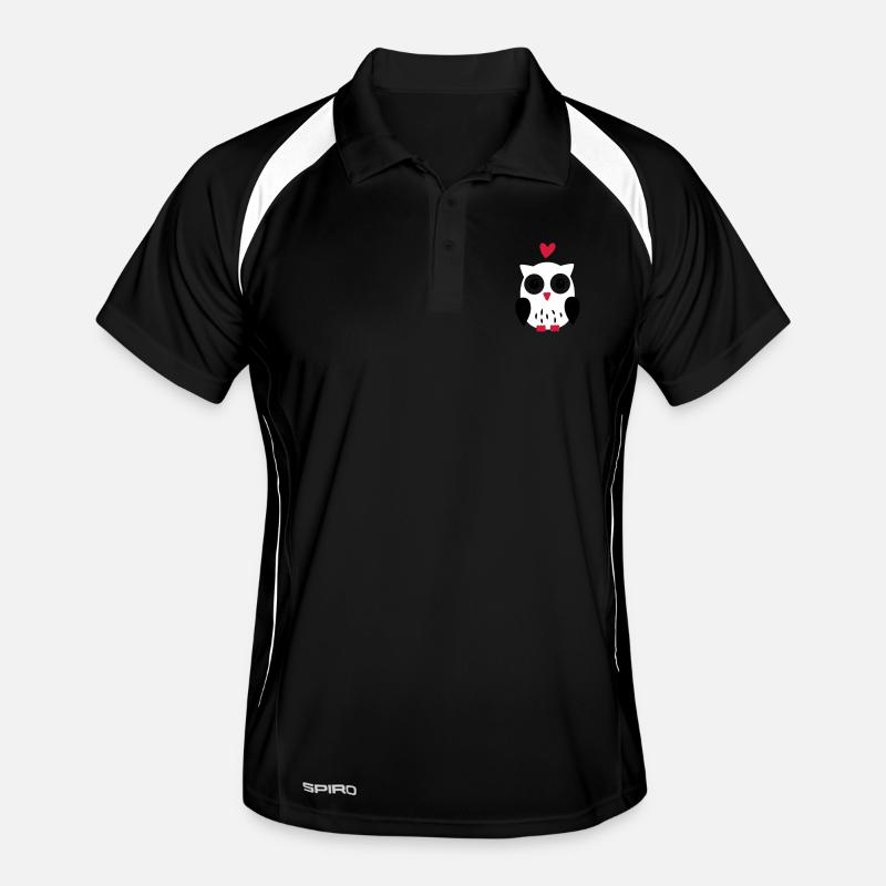 Eule Männer Polo atmungsaktiv