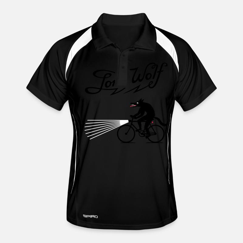 Lone Wolf sur le vélo Polo respirant Homme