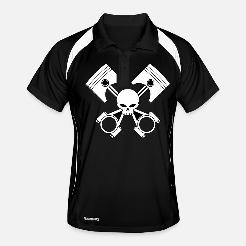 bikers engine Men's Polo breathable