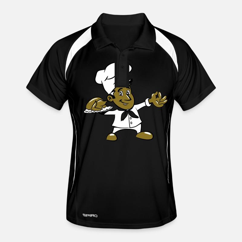 cuire le poulet de cuisson Polo respirant Homme