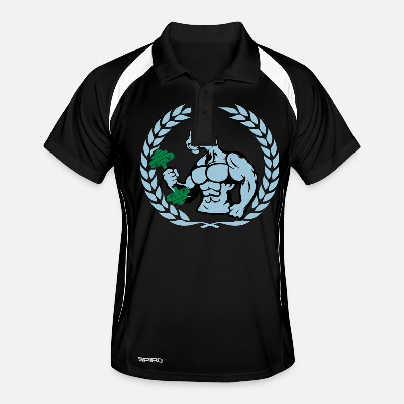 bodybuilder jaguar Männer Polo atmungsaktiv