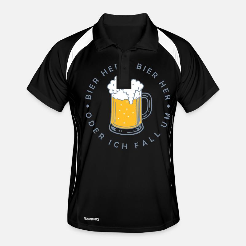 Les abeilles ici - Oder ich fall um ! Polo respirant Homme