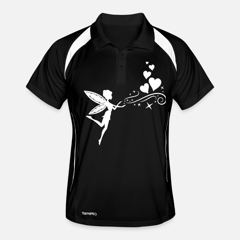 Coeurs d’elfes de fée Polo respirant Homme