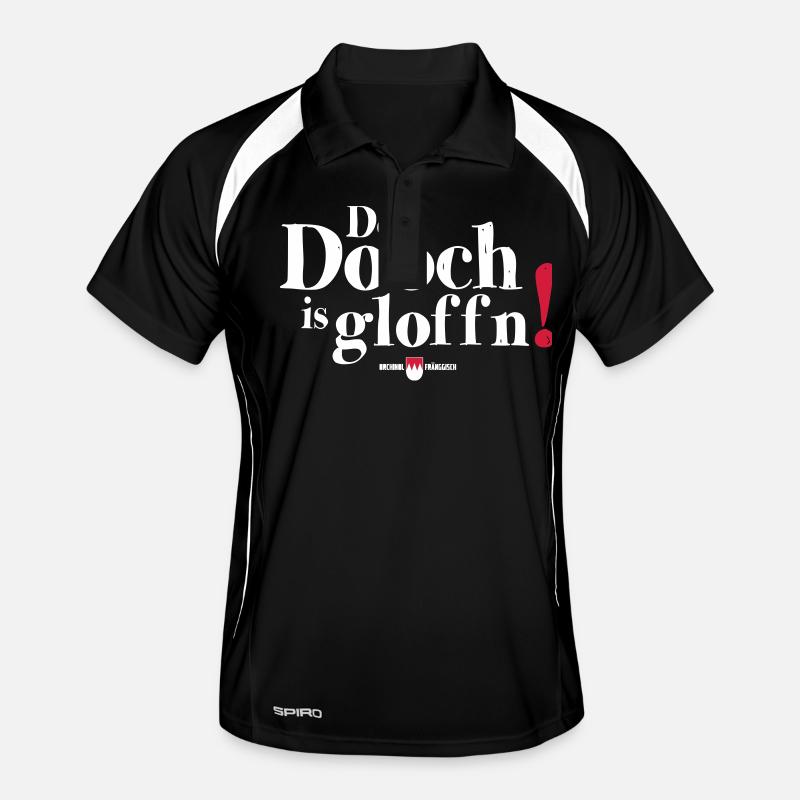 Der Dooch is gloffn! Männer Polo atmungsaktiv