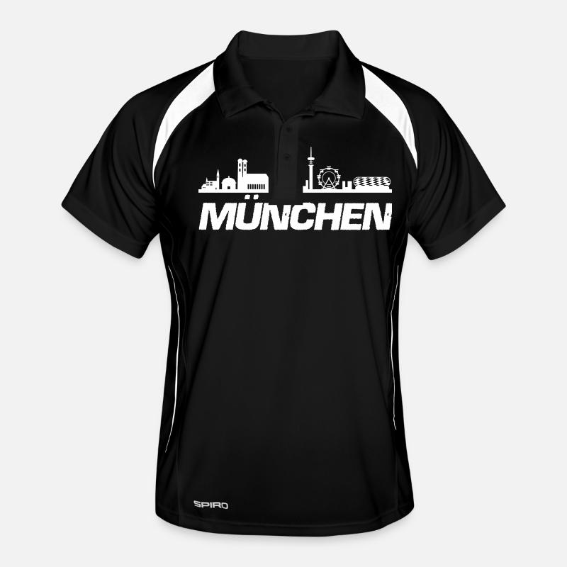 Munich Skyline Men's Polo breathable