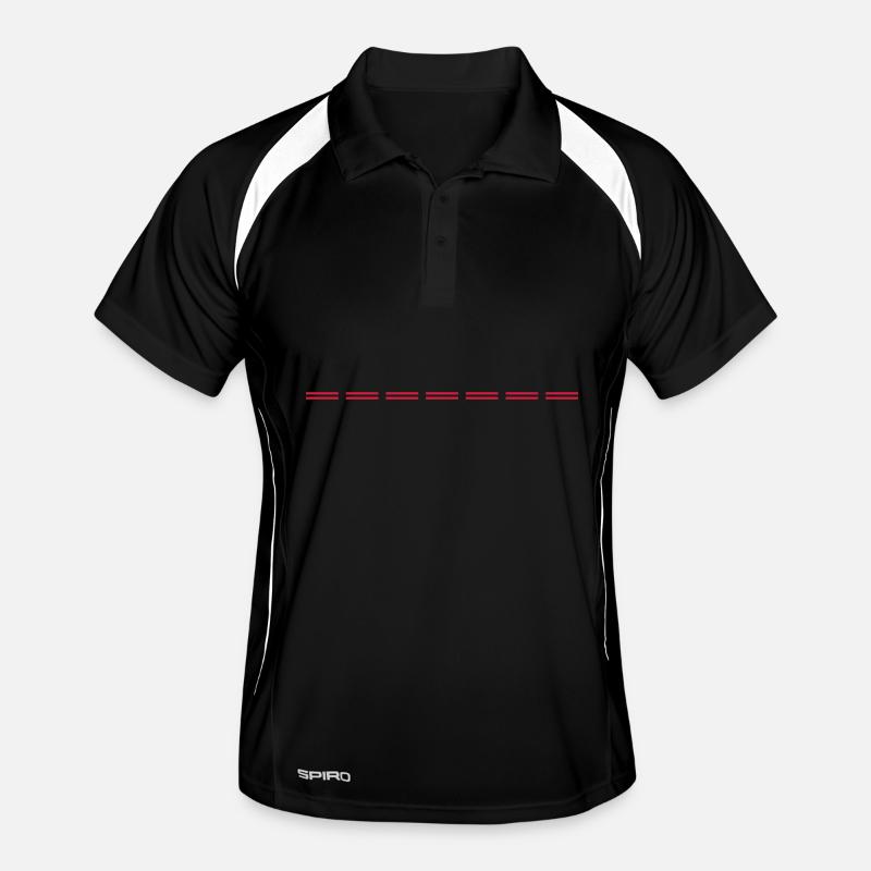 Line dashed Men's Polo breathable