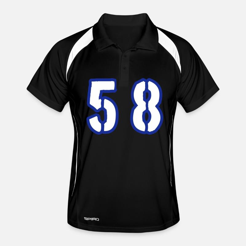 58 Symbole numérique Polo respirant Homme