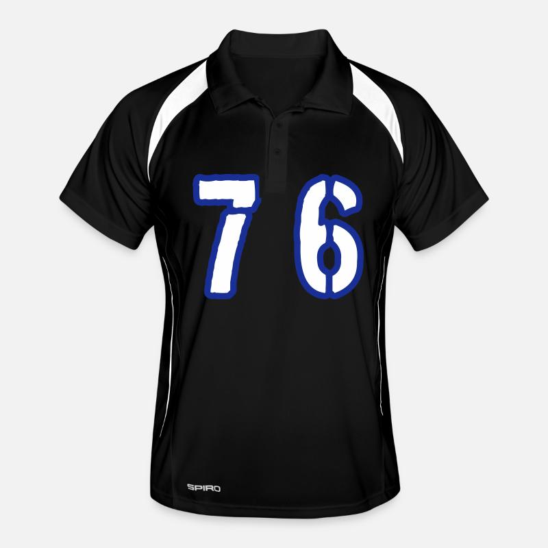 76 Number Symbol Men's Polo breathable