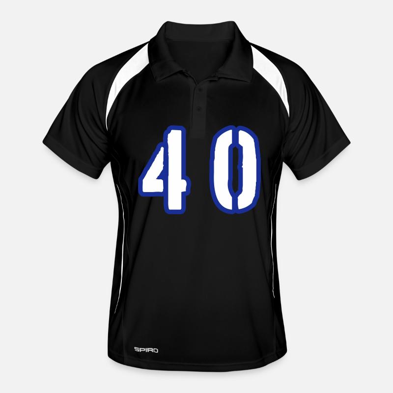 40 Symbole numérique Polo respirant Homme