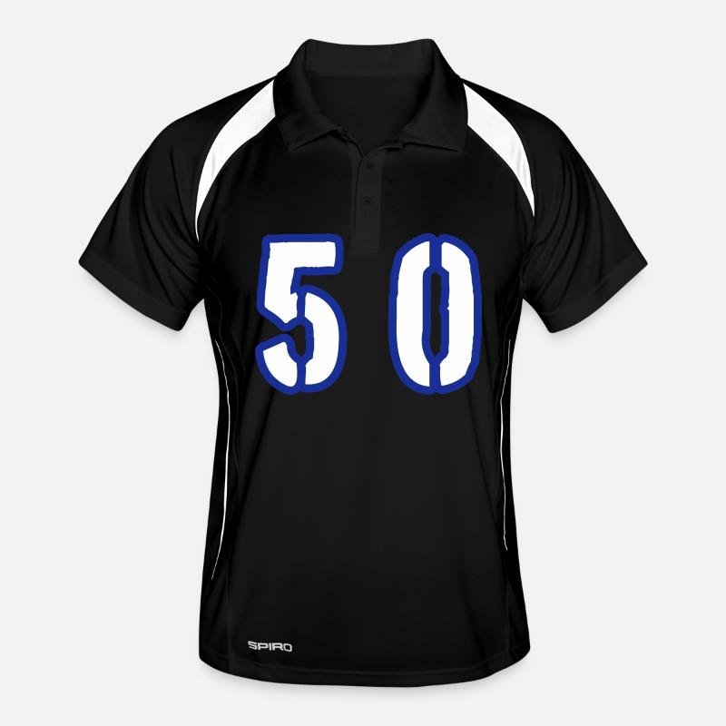 Symbole de 50 chiffres Polo respirant Homme