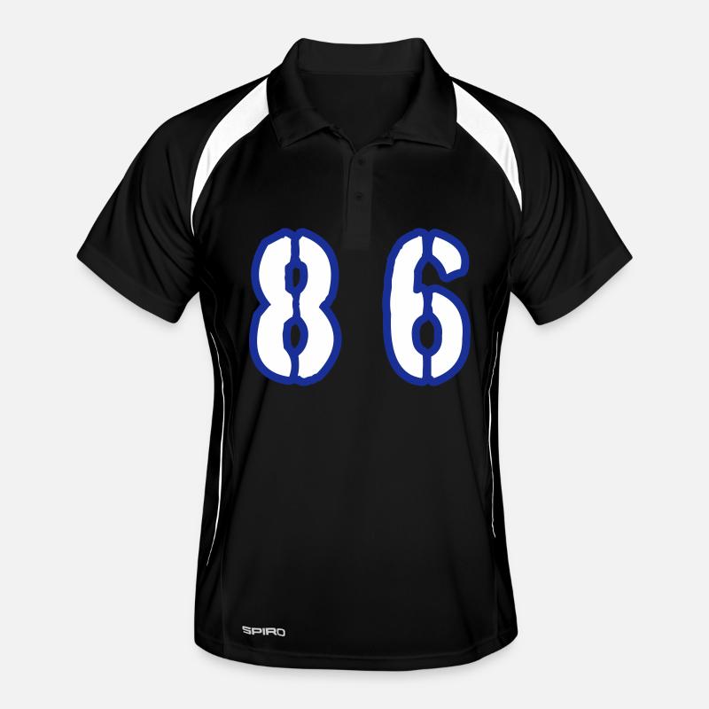 86 Symbole numérique Polo respirant Homme