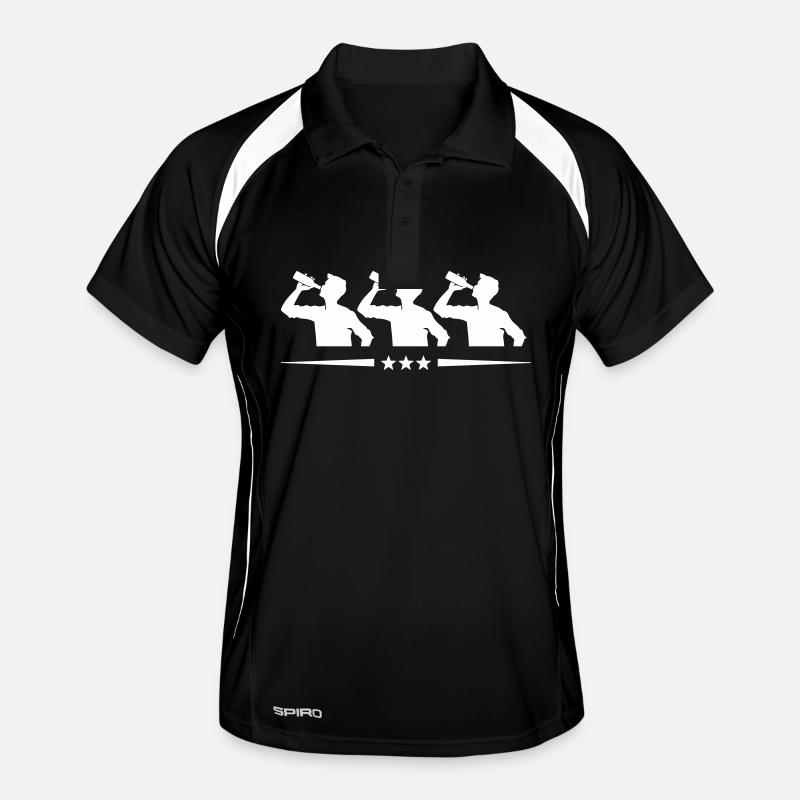 Trinker Team Flasche Männer Polo atmungsaktiv