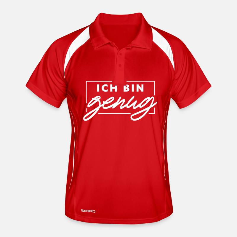 I'm enough Men's Polo breathable